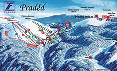 Mapa Praděd