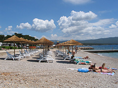 Beach of camp